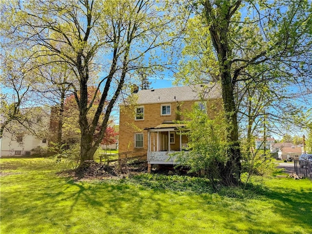2103 Oriole Dr, Hopewell Twp Bea, PA 15001 - back of property featuring a yard