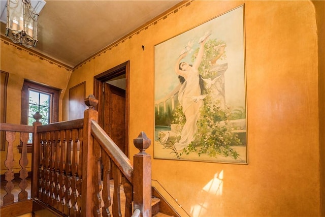 view of staircase