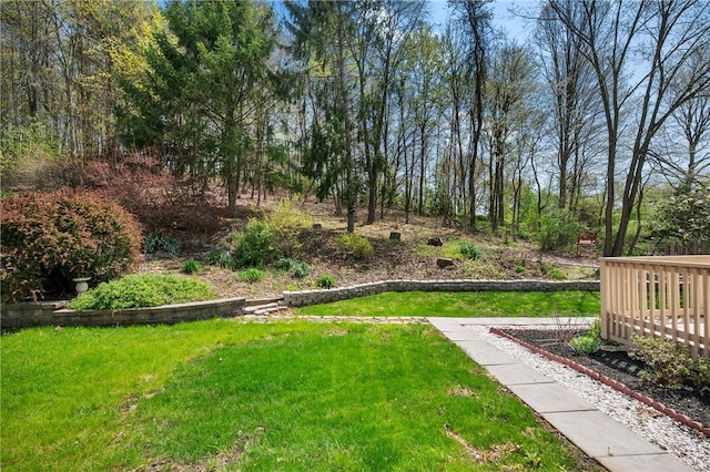 1641 Blackburn Heights Dr, Franklin Park, PA 15143 - view of yard featuring a deck