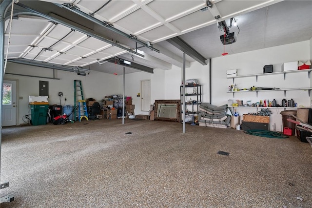 1641 Blackburn Heights Dr, Franklin Park, PA 15143 - garage with a garage door opener and electric panel