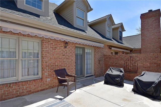 view of patio / terrace featuring area for grilling