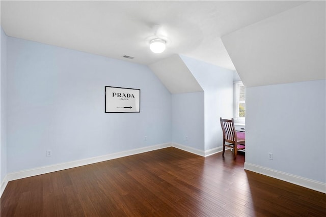 1501 Appleridge Ct, Adams Twp, PA 15044 - bonus room featuring vaulted ceiling, wood finished floors, and baseboards