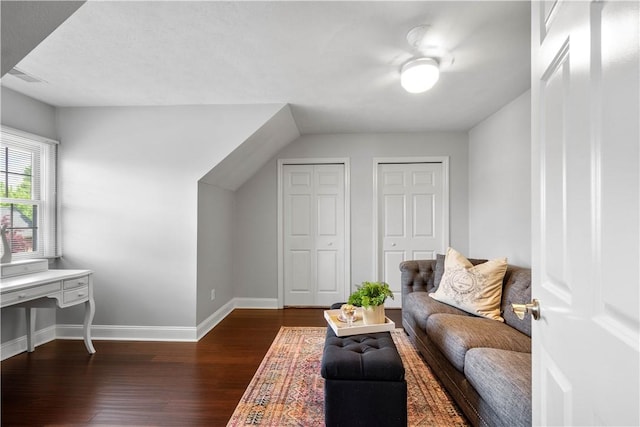 1501 Appleridge Ct, Adams Twp, PA 15044 - sitting room featuring dark wood finished floors and baseboards