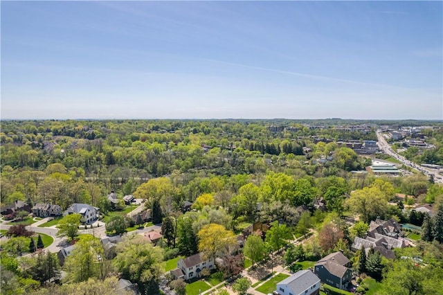 1427 Pueblo Dr, Mt Lebanon, PA 15228 - aerial perspective of suburban area with a heavily wooded area