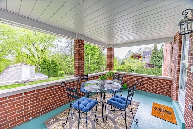 500 11th St, Oakmont, PA 15139 - view of patio with outdoor dining area