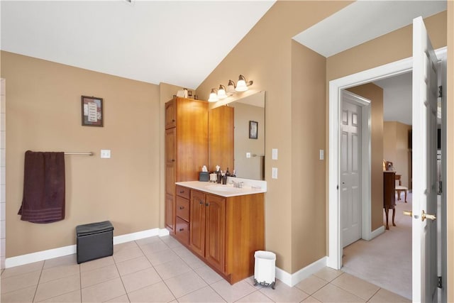 342 Buffalo Ridge Rd, Peters Twp, PA 15317 - bathroom with tile patterned floors, baseboards, and vanity