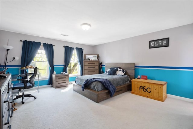 342 Buffalo Ridge Rd, Peters Twp, PA 15317 - bedroom featuring baseboards, carpet, and visible vents