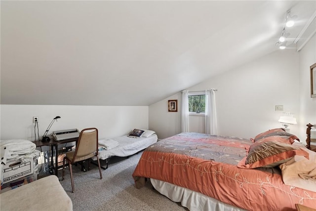 209 Claypoole Hill Rd, Bethel Twp, PA 16226 - bedroom with vaulted ceiling and carpet flooring
