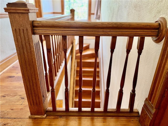 1214 Chislett St, Morningside, PA 15206 - stairs featuring baseboards and wood-type flooring
