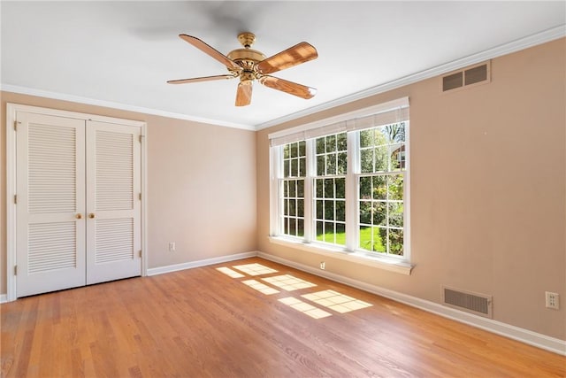 2650 Quail Hill Dr, Upper St Clair, PA 15241 - unfurnished bedroom featuring ornamental molding, baseboards, and wood finished floors