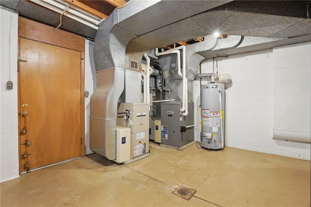 2650 Quail Hill Dr, Upper St Clair, PA 15241 - utility room with water heater and heating unit