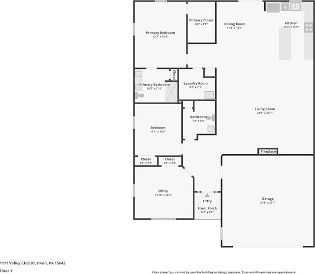 1171 Valley-Club Dr, Penn Twp Wml, PA 15642 - plan