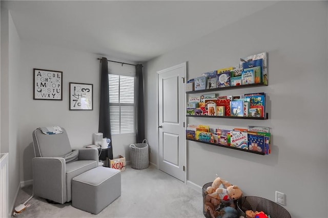 418 Fosse Ct, Lancaster Twp, PA 16037 - living area with carpet floors and baseboards