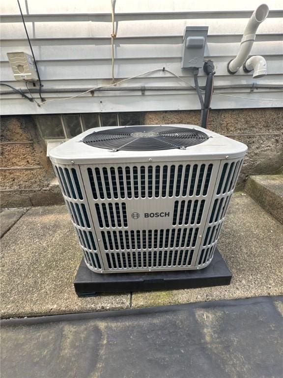 details featuring central AC unit