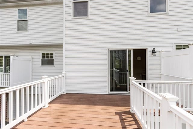 view of deck