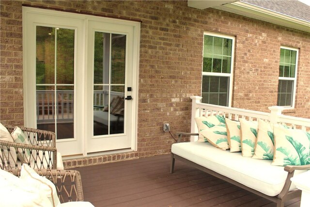 view of deck
