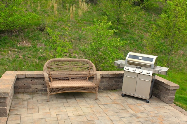 view of patio / terrace with grilling area