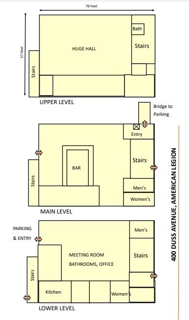 400 Duss Ave, Ambridge, PA 15003 - view of layout