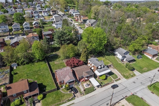 birds eye view of property featuring a residential view