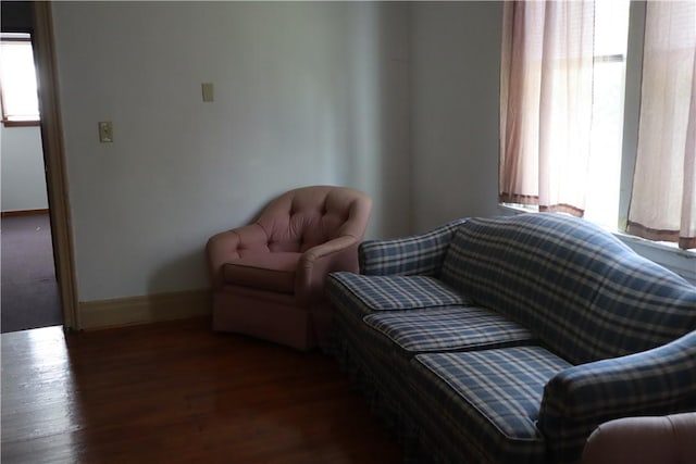 363 S 6th St, Indiana Boro Ind, PA 15701 - sitting room with baseboards and wood finished floors