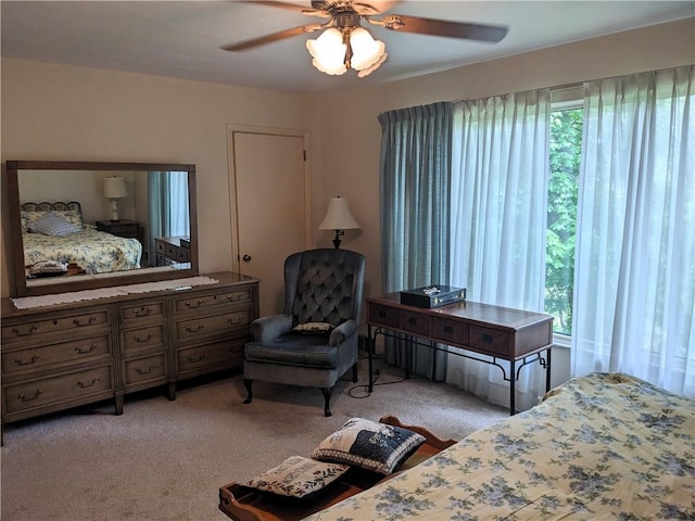 211 Wainwright Dr, Mckeesport, PA 15132 - bedroom with ceiling fan and light colored carpet