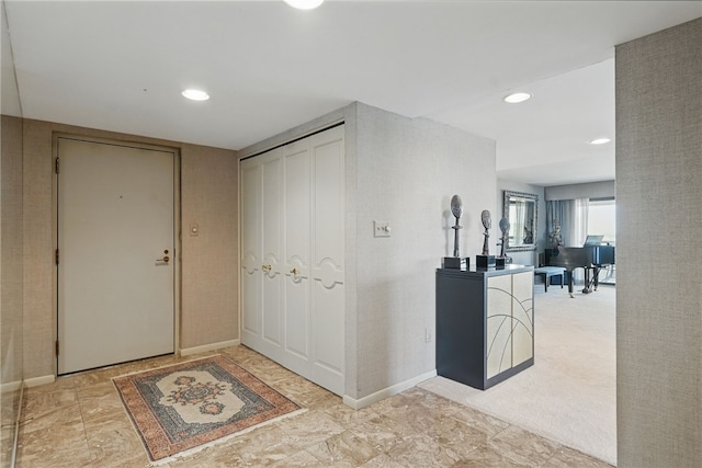 111 Grandview Ave Unit 801, Mt Washington, PA 15211 - entrance foyer featuring recessed lighting and baseboards