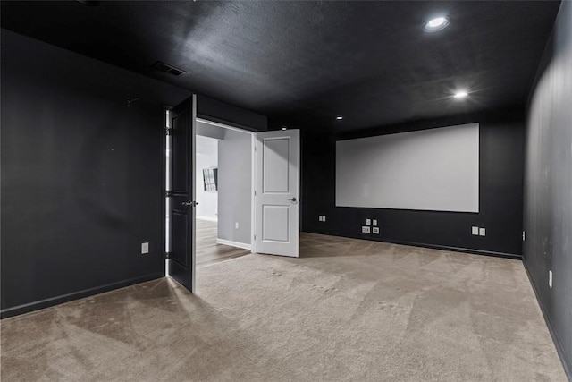 238 Gabriel Dr, Adams Twp, PA 16046 - cinema featuring carpet flooring, baseboards, and recessed lighting