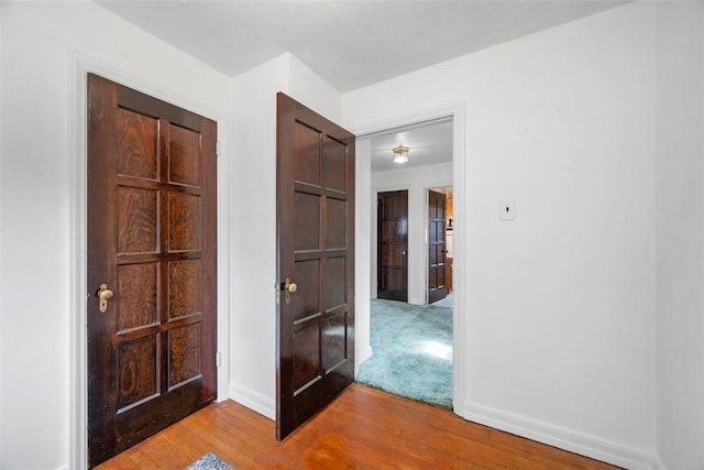 4044 Cloverlea St, Brentwood, PA 15227 - corridor featuring baseboards and light wood-style flooring