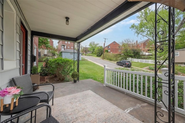 4044 Cloverlea St, Brentwood, PA 15227 - view of patio featuring covered porch