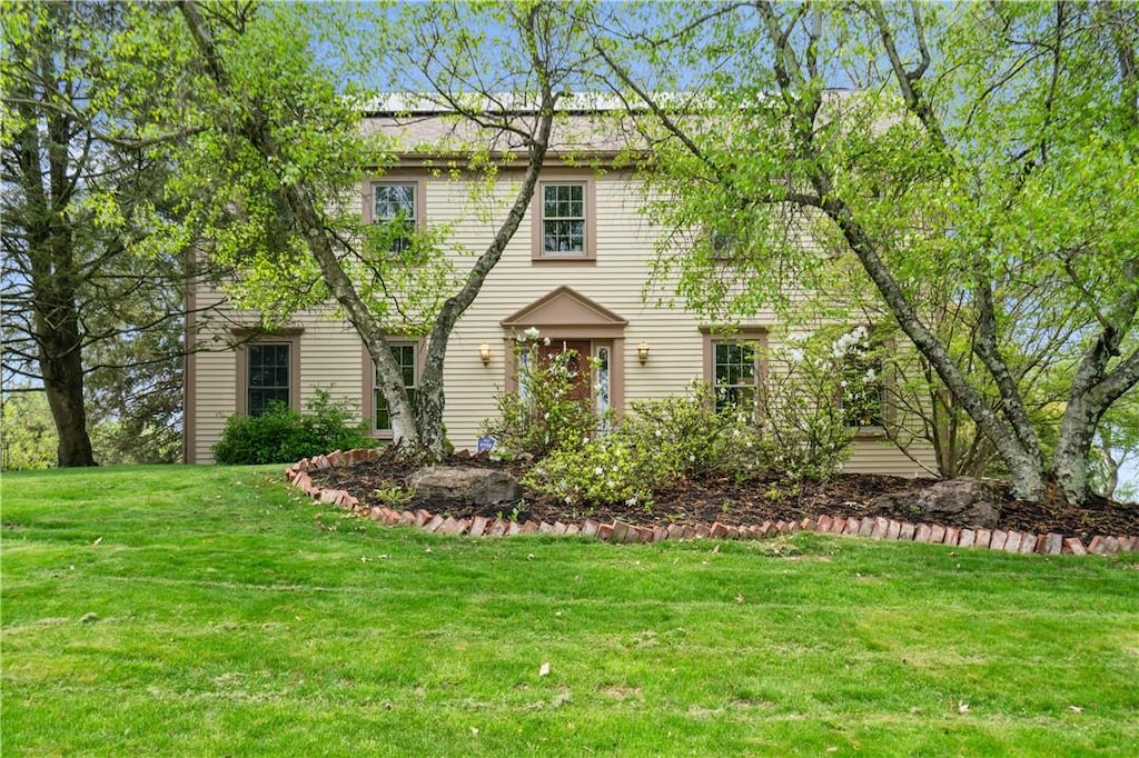 204 Saint Charles Pl, Ohara, PA 15215 - colonial-style house featuring a front yard
