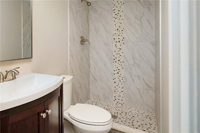 4917 Leona Dr, Baldwin Boro, PA 15227 - full bath featuring vanity, a stall shower, and toilet