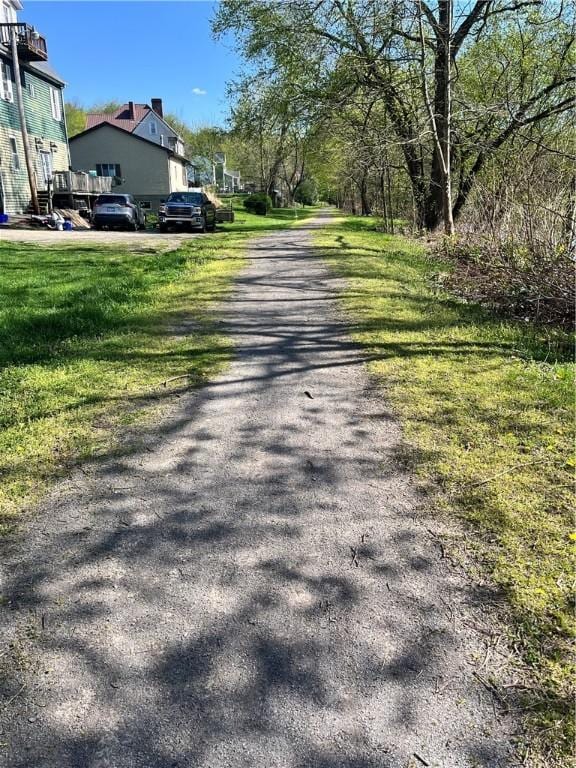 view of road
