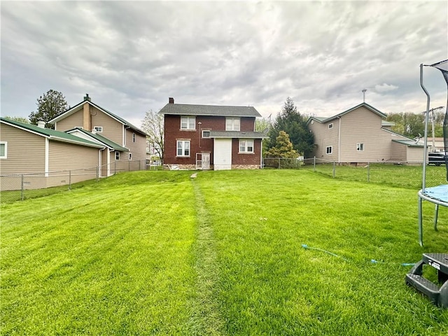 206 S State, St, PA 16222 - view of yard with a fenced backyard and a trampoline