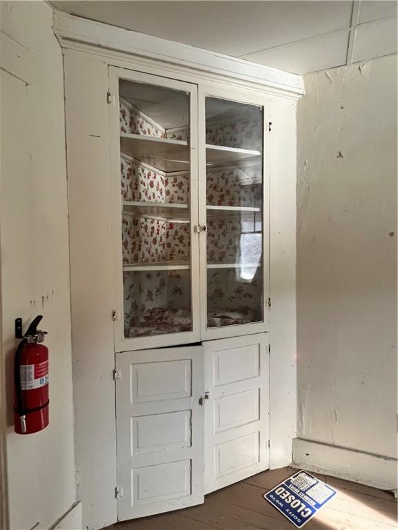 details with a fire extinguisher