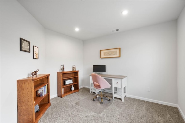 4404 Spruce Rd, Pine Twp Nal, PA 15044 - home office with carpet flooring, baseboards, and visible vents