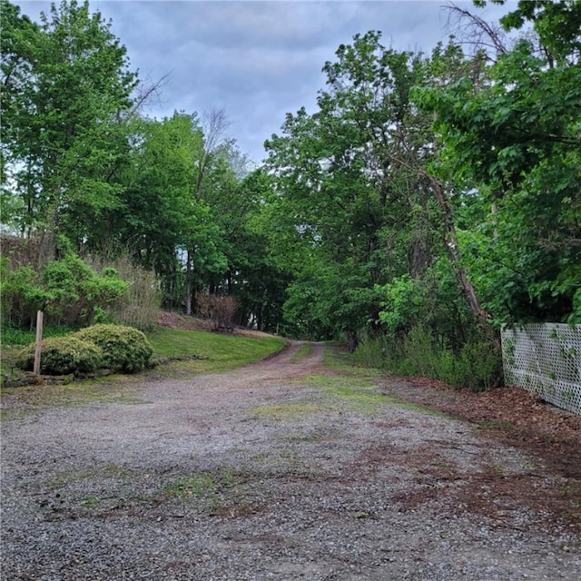 view of road