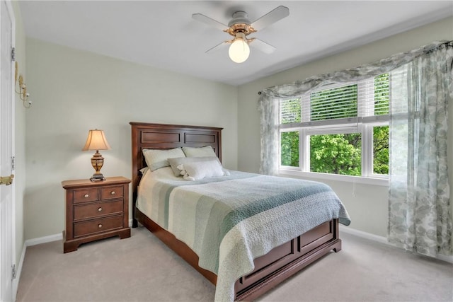 6181 Brown Rd, Penn Twp, PA 16002 - bedroom featuring light carpet and a ceiling fan