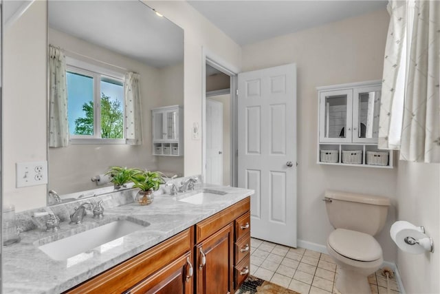 6181 Brown Rd, Penn Twp, PA 16002 - bathroom with tile patterned flooring and double vanity