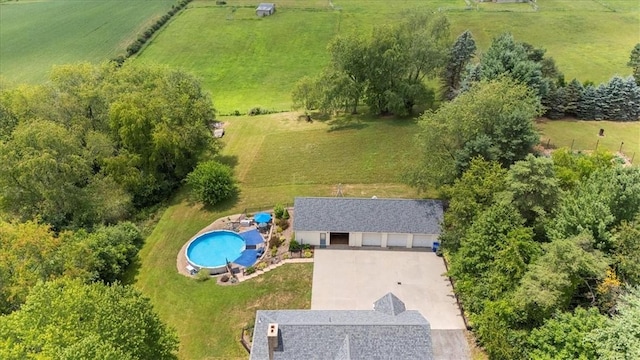 6181 Brown Rd, Penn Twp, PA 16002 - overview of rural landscape featuring a pool