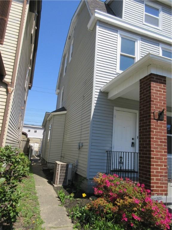 724 Maplewood Ave, Ambridge, PA 15003 - view of side of home featuring central AC and a cooling unit