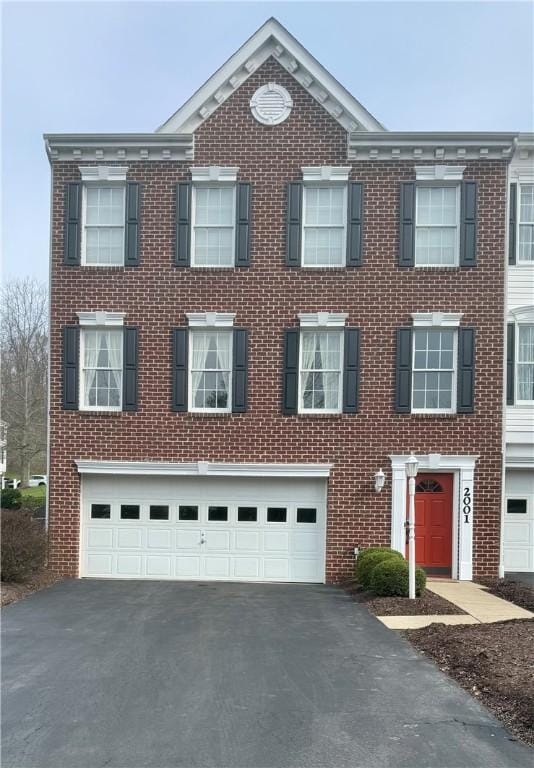 2001 Trillium Ct, North Strabane, PA 15317 - view of property with an attached garage, driveway, and brick siding