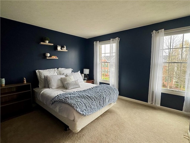 2001 Trillium Ct, North Strabane, PA 15317 - carpeted bedroom with a textured ceiling and baseboards
