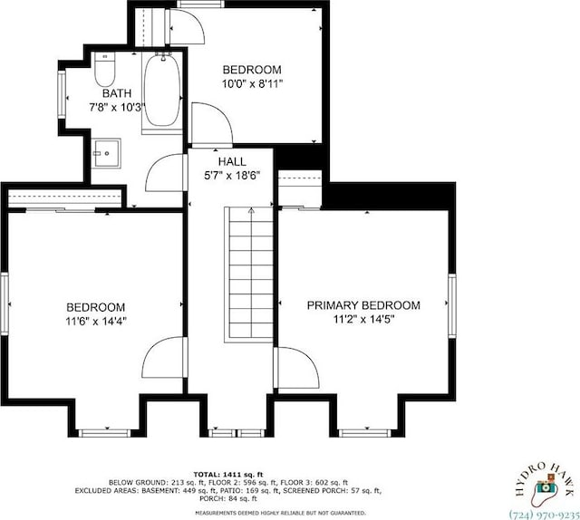 848 Ohio Ave, Monaca, PA 15061 - plan
