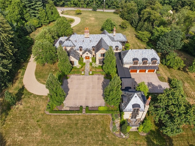 drone / aerial view