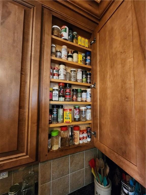 view of pantry