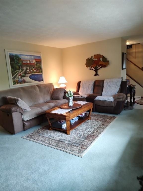 100 Forest Dr, Natrona Hts/Harrison Twp, PA 15065 - living room with carpet flooring