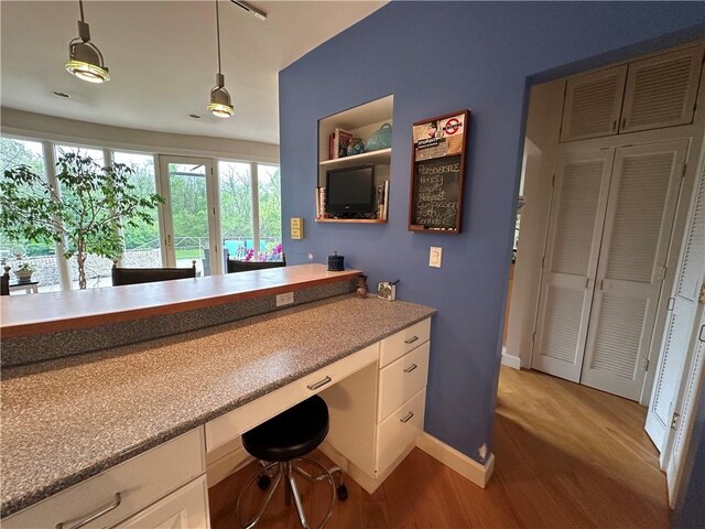 337 Saratoga Dr, South Union Twp, PA 15401 - home office with wood finished floors and baseboards