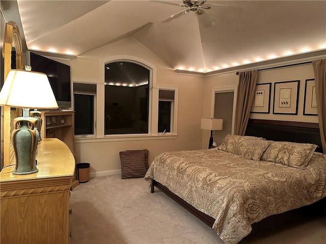 337 Saratoga Dr, South Union Twp, PA 15401 - bedroom with carpet and lofted ceiling