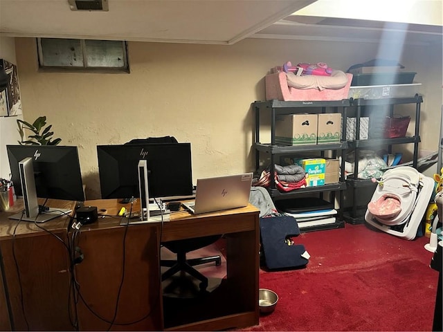 440 School St, Indiana Boro Ind, PA 15701 - carpeted home office with visible vents