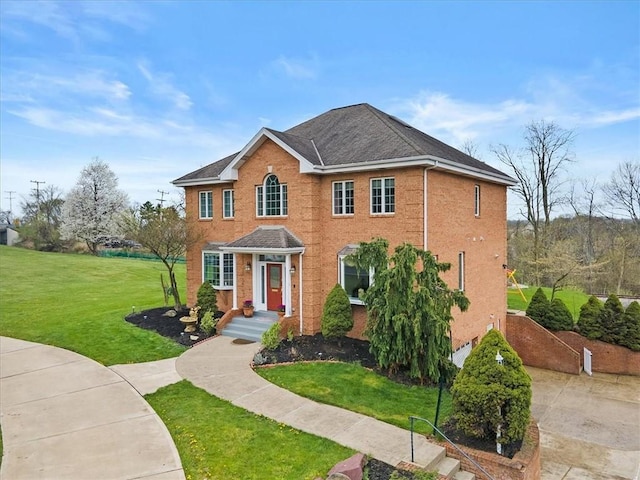 5076 Brownsville Rd, Whitehall, PA 15236 - colonial home featuring a front lawn